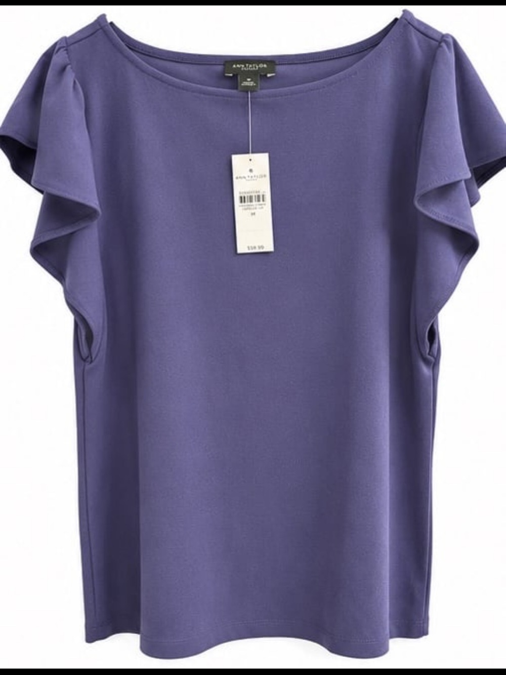Ann Taylor Ruffle Sleeve Blouse